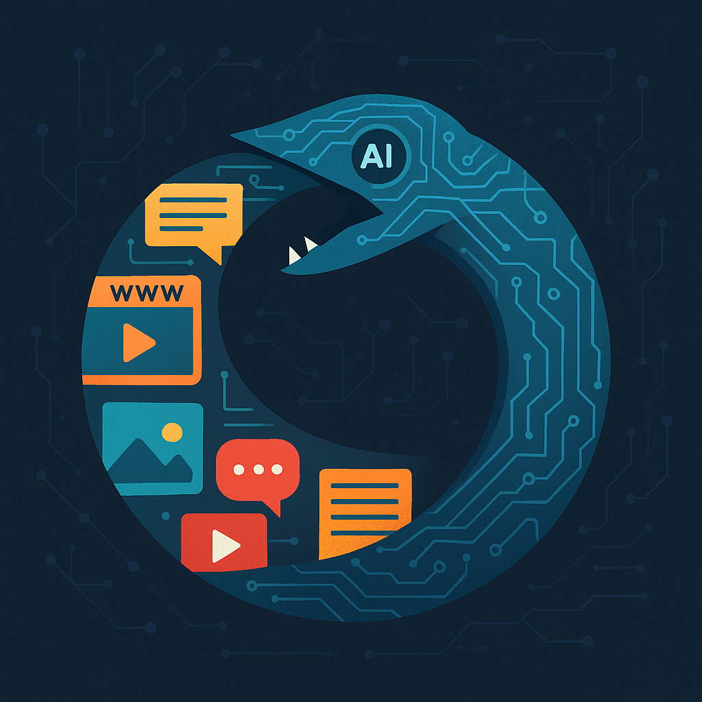 El futuro en juego: La inteligencia artificial contra el creador digital 7 La inteligencia artificial devorando el contenido digital